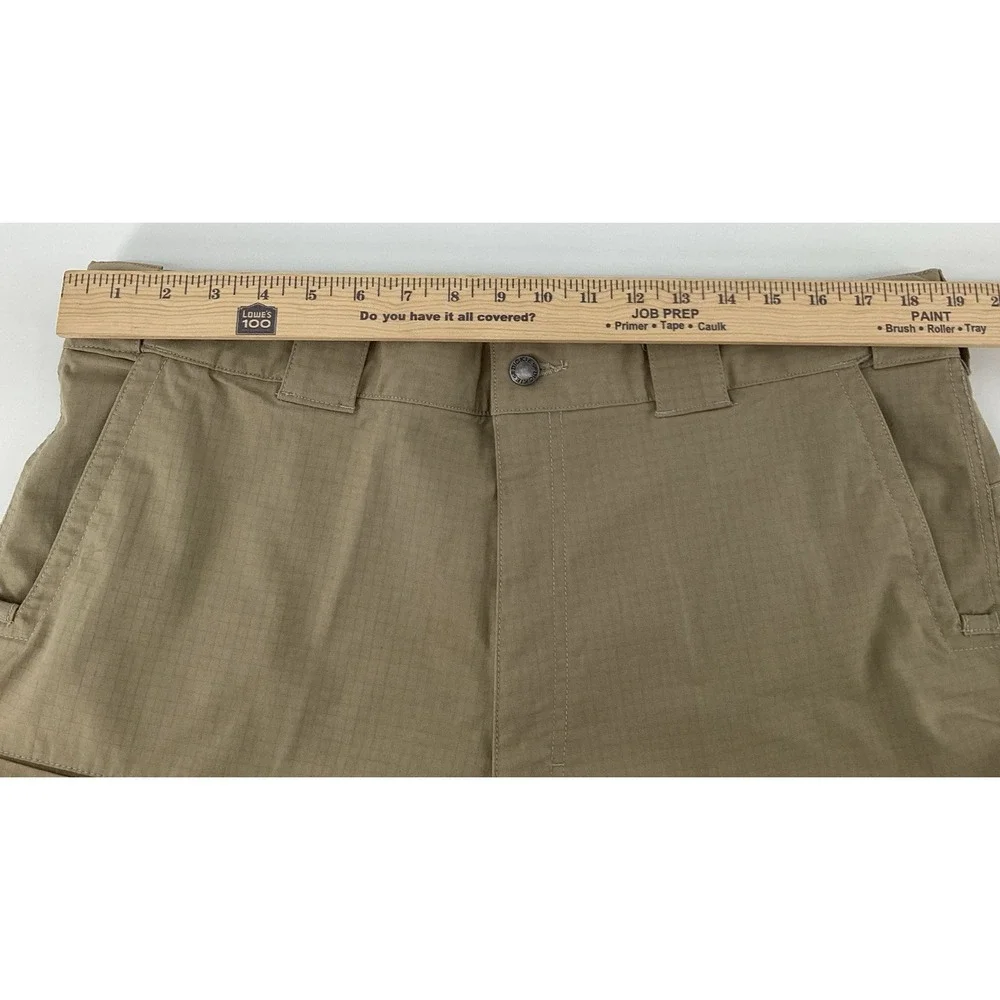 Men's Dickies Ripstop Stretch Tactical Cargo Shorts Khaki Size 38 Hiking